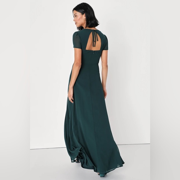 Size 8 Emerald Green maxi dress. Never worn. - Picture 3 of 6